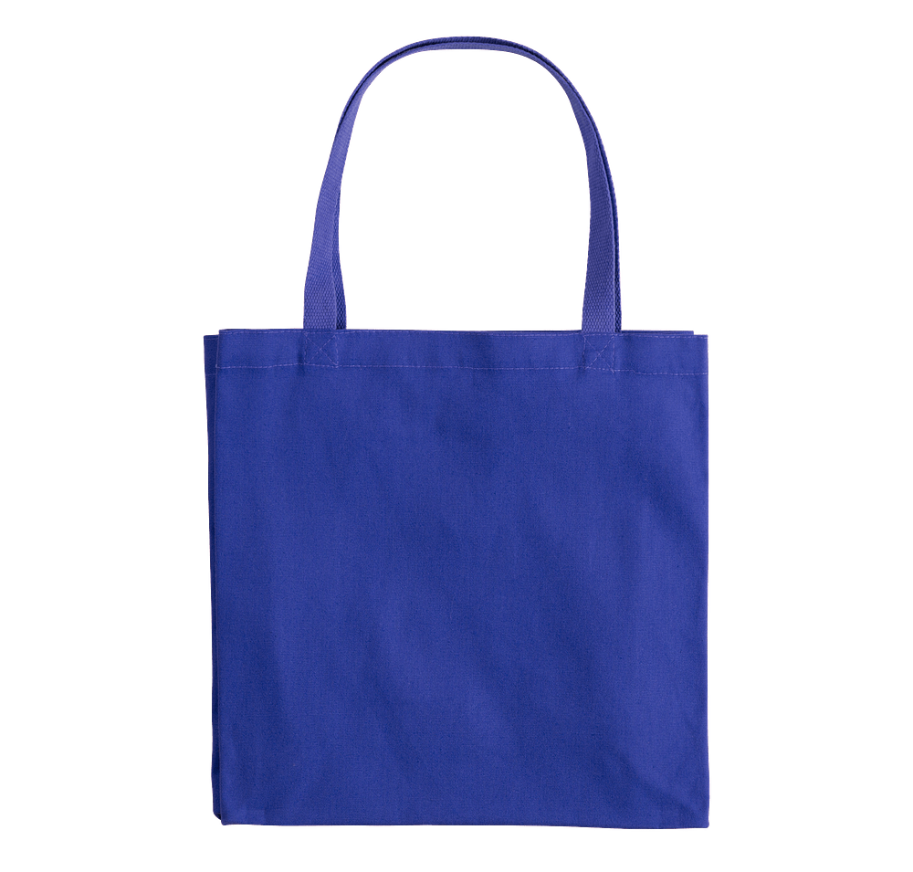 Embroidered Large Gusseted Midweight 100% Cotton Canvas Tote Bag-default