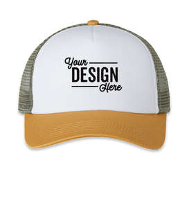 Imperial North Country Snapback Trucker Hat - Color: White / Wheat / Elmwood