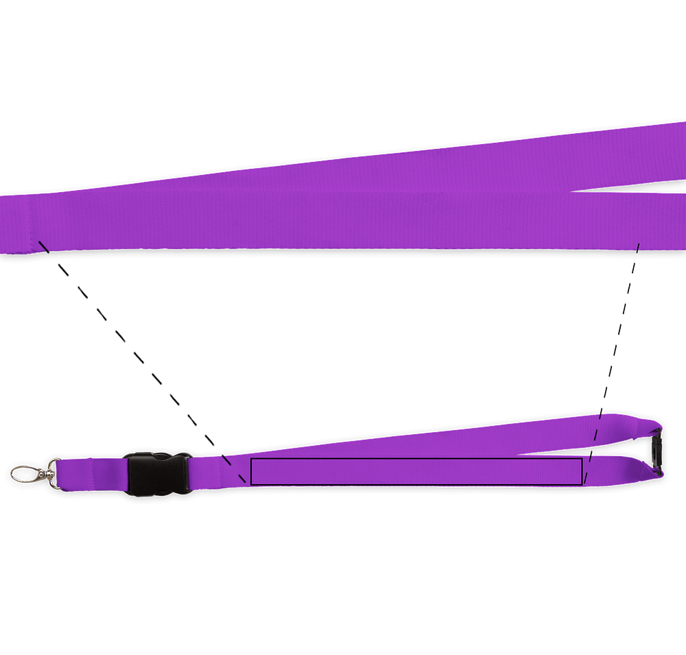 Breakaway Lanyard with Metal Swivel Hook-default