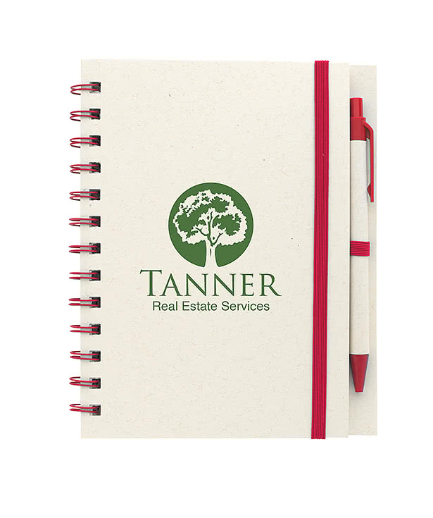 BoC Recycled Spiral Notebook with Pen