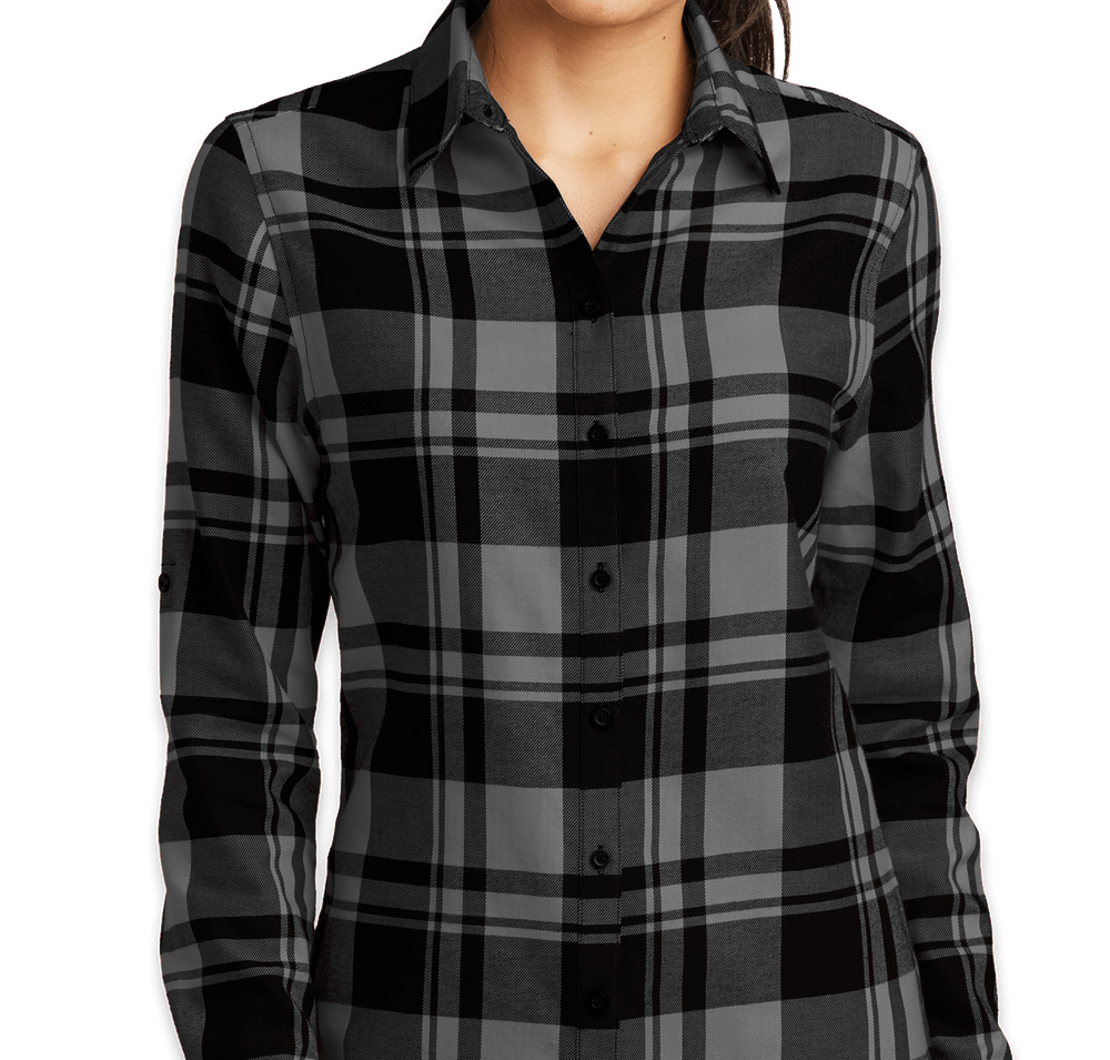 Port Authority Women's Plaid Flannel Shirt-default