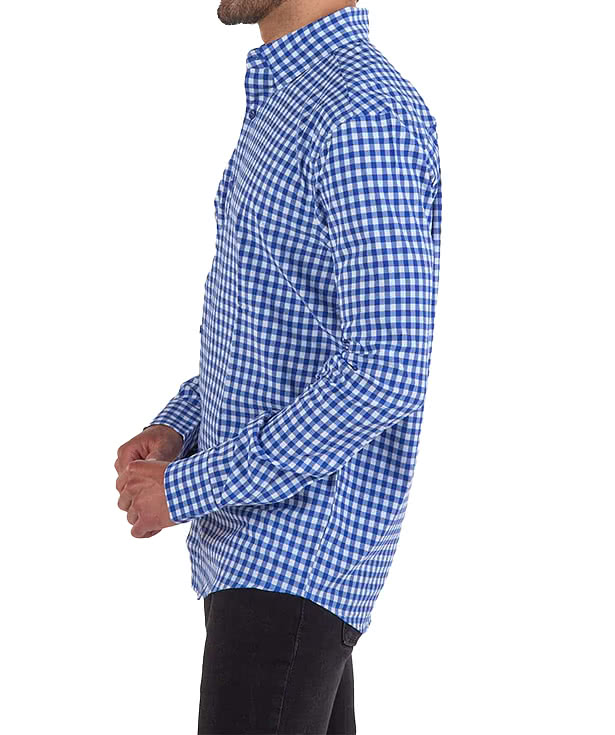 Storm Creek Influencer Wrinkle-Free Gingham Long Sleeve Dress Shirt