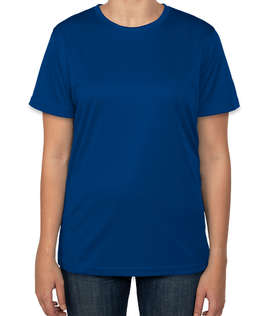 Clique by Cutter & Buck Women's Spin Eco UPF 50 Performance Shirt - Color: Tour Blue
