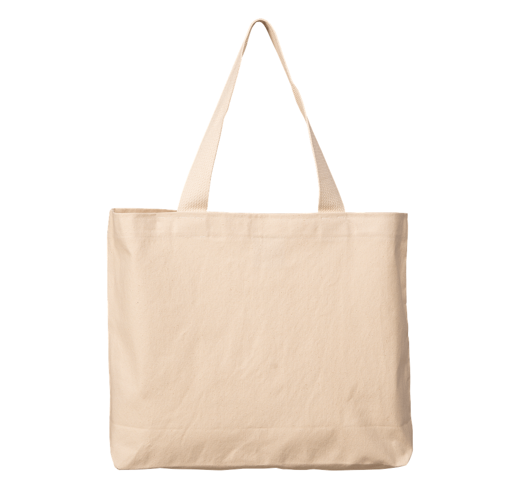 Bayside USA-Made Large 100% Cotton Canvas Tote Bag-default