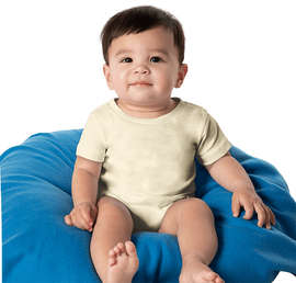 Rabbit Skins Premium Jersey Baby Bodysuit - Color: Natural