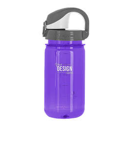 12 oz. Nalgene Kids On-The-Fly Water Bottle - Color: Purple / Grey