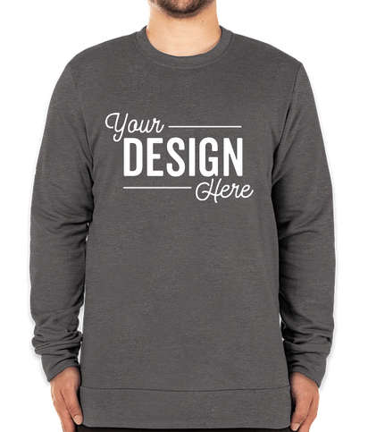 Adidas Recycled Blend Crewneck Sweatshirt - Dark Grey Heather