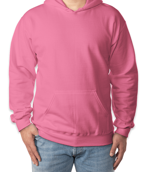 Gildan Softstyle Eco Pullover Hoodie in Pink Lemonade