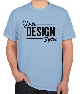 Canada - Fruit of the Loom 100% Cotton T-shirt - Color: Light Blue