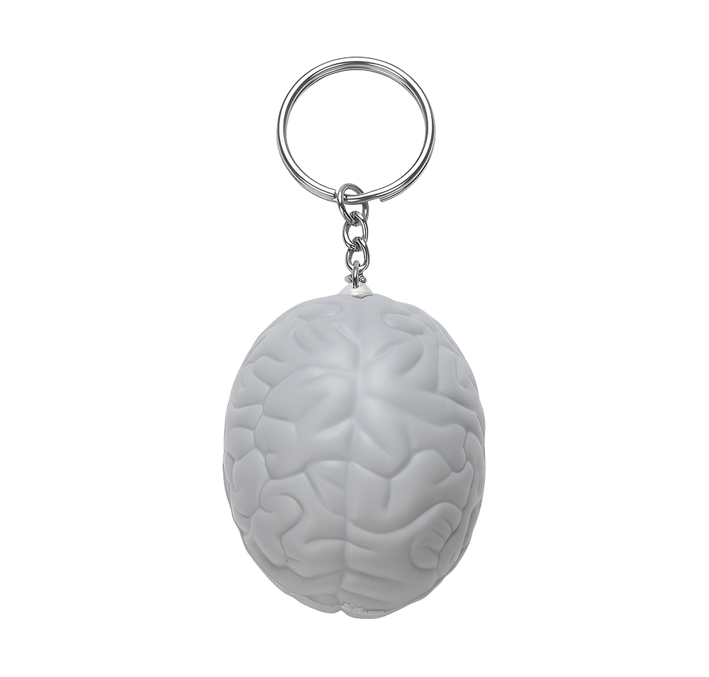 Brain Stress Reliever Key Chain-default