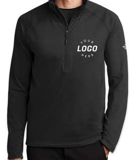 The North Face Mountain Peaks Quarter Zip Fleece Pullover - Color: TNF Black
