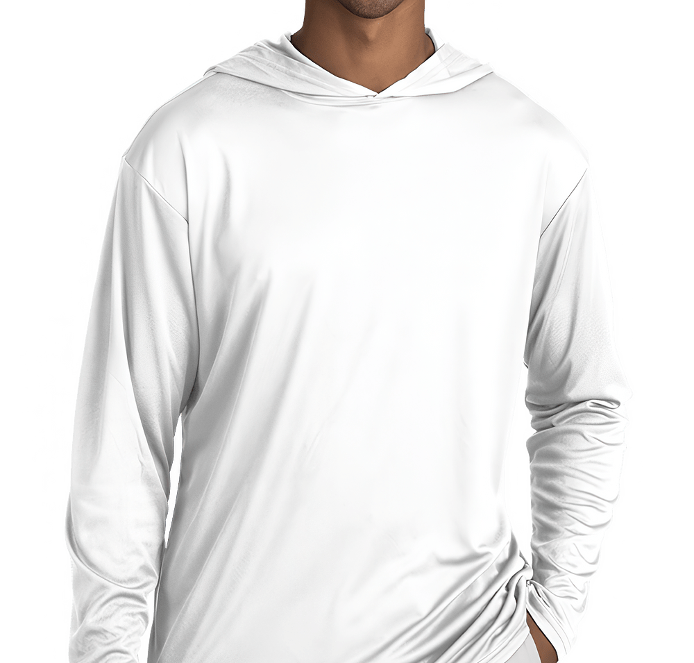 Blue Generation BLU-X-DRI Hooded Long Sleeve Performance Shirt-default