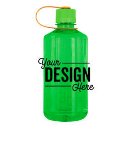 32 oz. Nalgene Tritan Narrow Mouth Water Bottle - Color: Melon Ball / Kiwi / Pumpkin / Sunflower