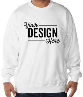 Hanes Ultimate Heavyweight Crewneck Sweatshirt - Color: White