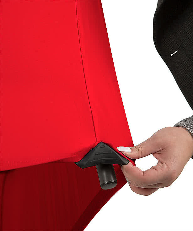 Full Color 6' Ultrafit Curve Open-Back Stretch Tablecloth