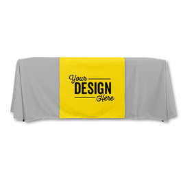 Full Color 7.5' Table Runner - Color: Yellow