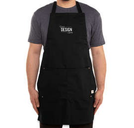 Econscious Organic/Recycled Full Length Apron - Color: Black