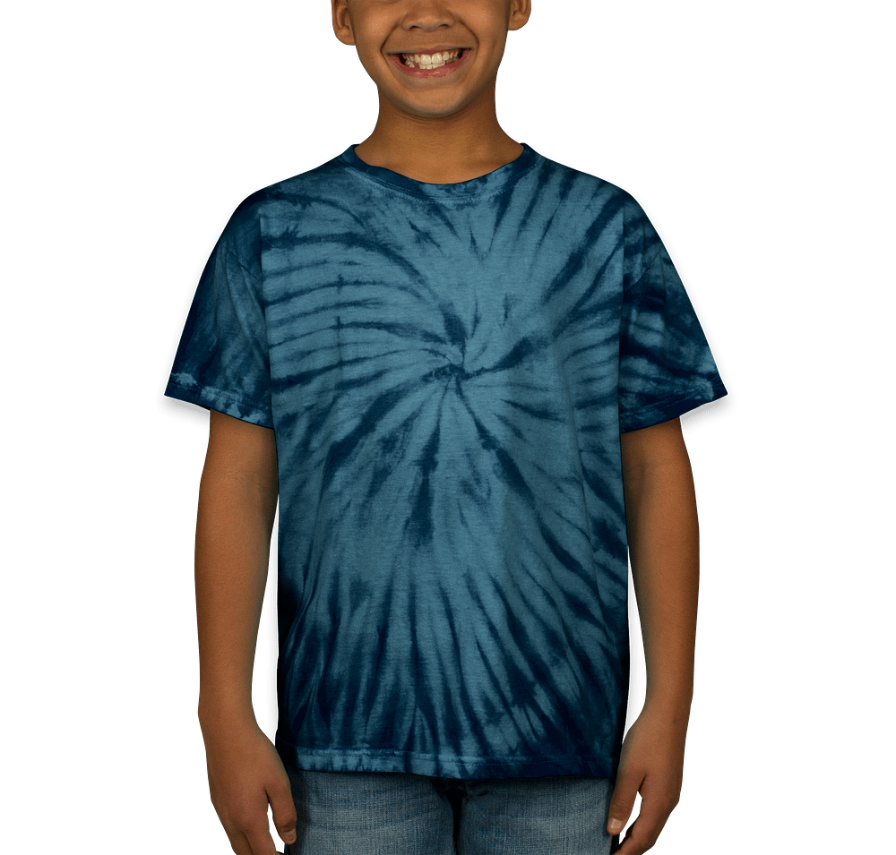Dyenomite Youth 100% Cotton Tonal Tie-Dye T-shirt-default