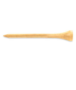 Birch Wood 3-1/4" Golf Tees - Color: Natural