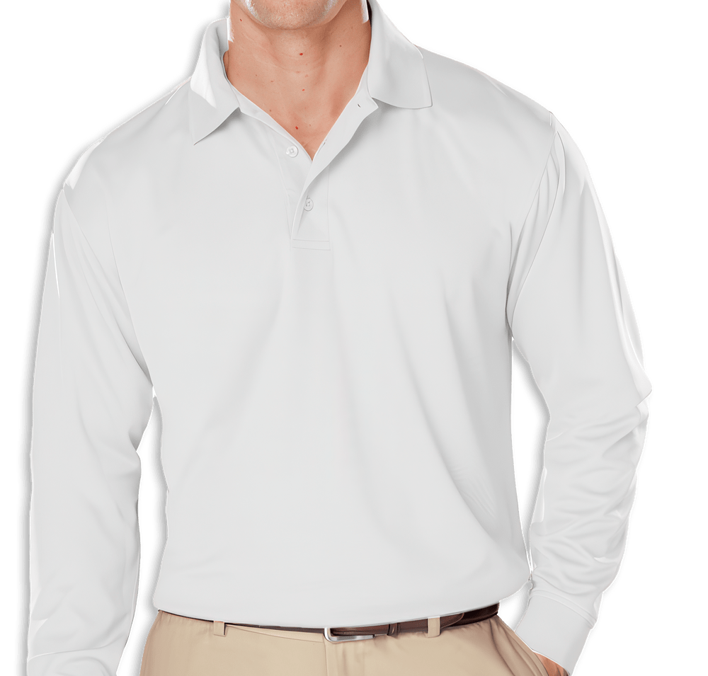 Blue Generation BLU-X-DRI Snag Resistant Long Sleeve Polo - Embroidered-default