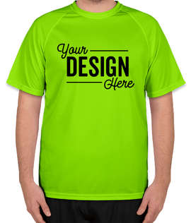 Augusta Attain Short Sleeve Raglan Performance Shirt - Color: Lime