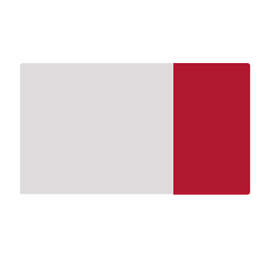 2" x 3.5" Horizontal Clear Plastic Business Cards - Color: Clear / Cardinal