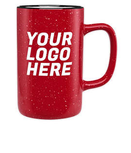 18 oz. Ceramic Tall Camper Mug - Color: Red