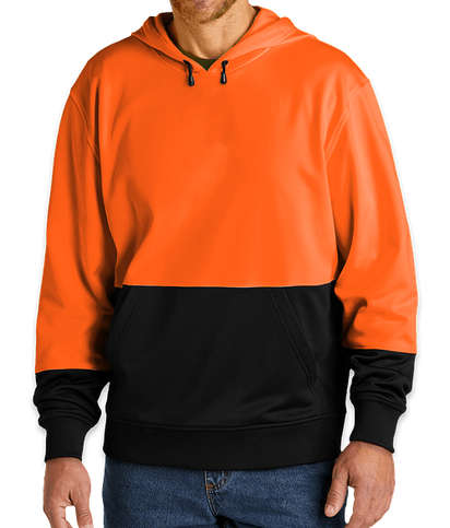 CornerStone Enhanced Visibility Safety Pullover Hoodie - Safety Orange