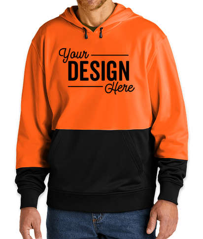 CornerStone Enhanced Visibility Safety Pullover Hoodie - Safety Orange