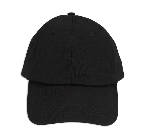 High Ponytail Baseball Hat in Black