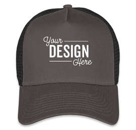 New Era 9FORTY Snapback Trucker Hat - Color: Graphite / Black
