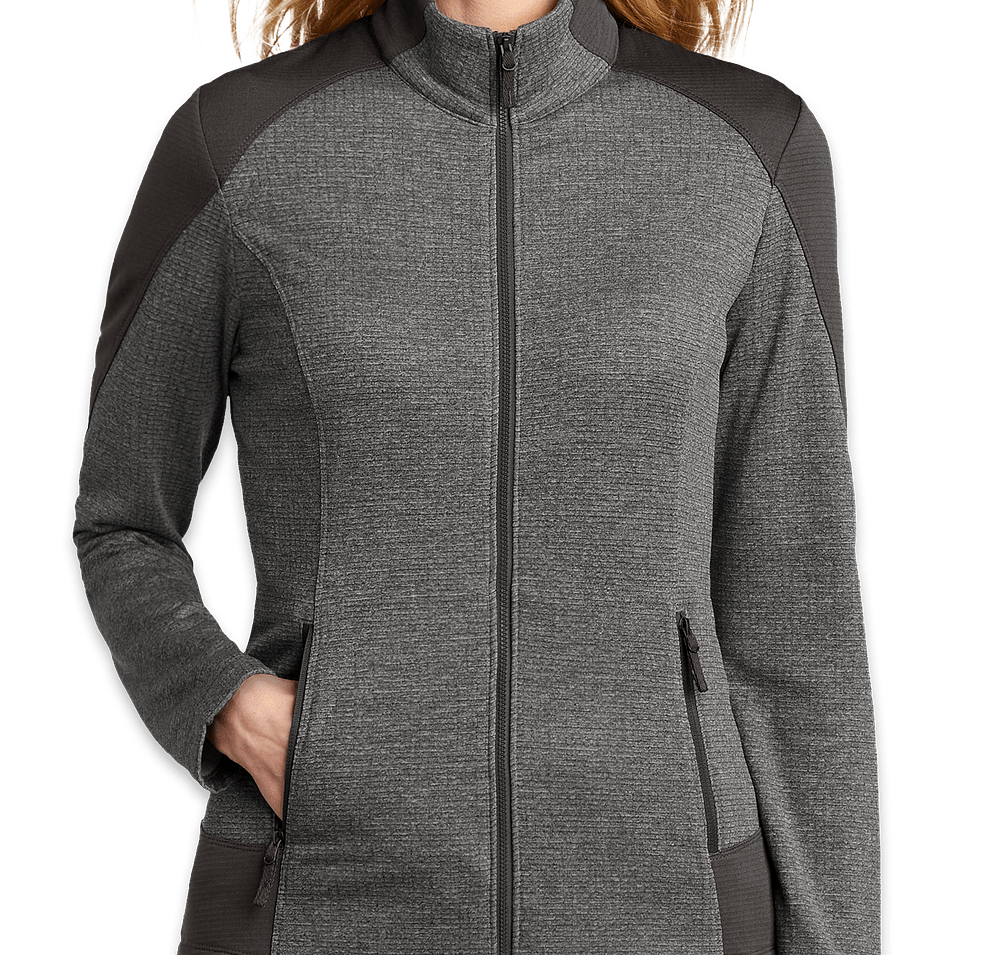 Port Authority Women's Full Zip Grid Tech Fleece Jacket-default