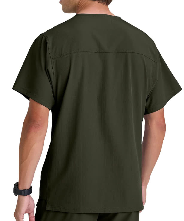 Skechers by Barco Structure Recycled V-Neck Scrub Top