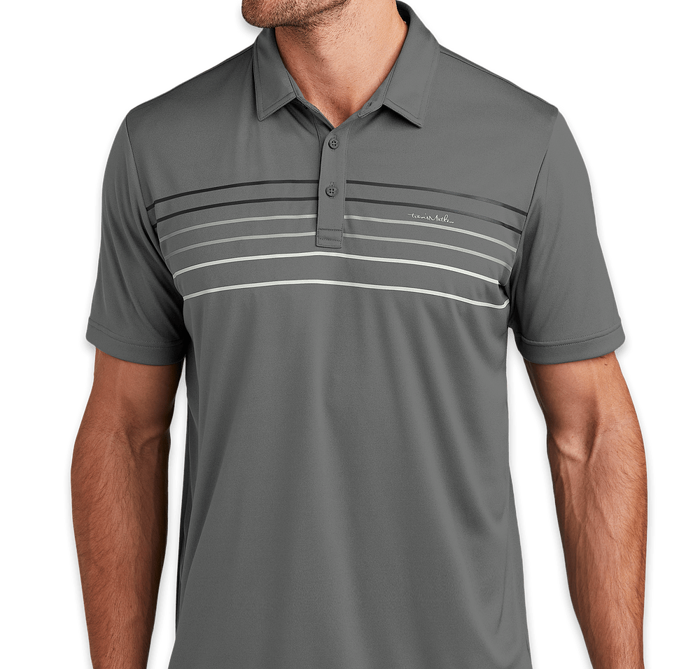 TravisMathew Coto Striped Performance Polo - Printed-default