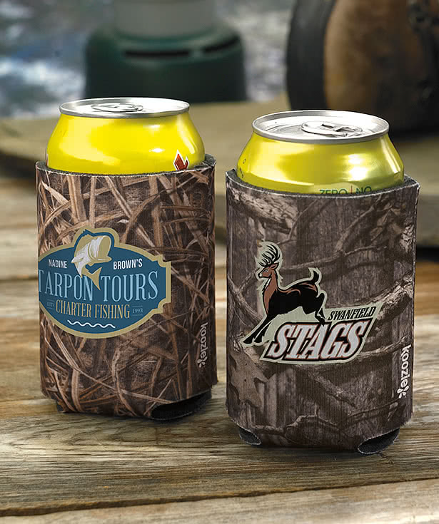 Custom Full Color Koozie® britePix® Mossy Oak® Collapsible Can