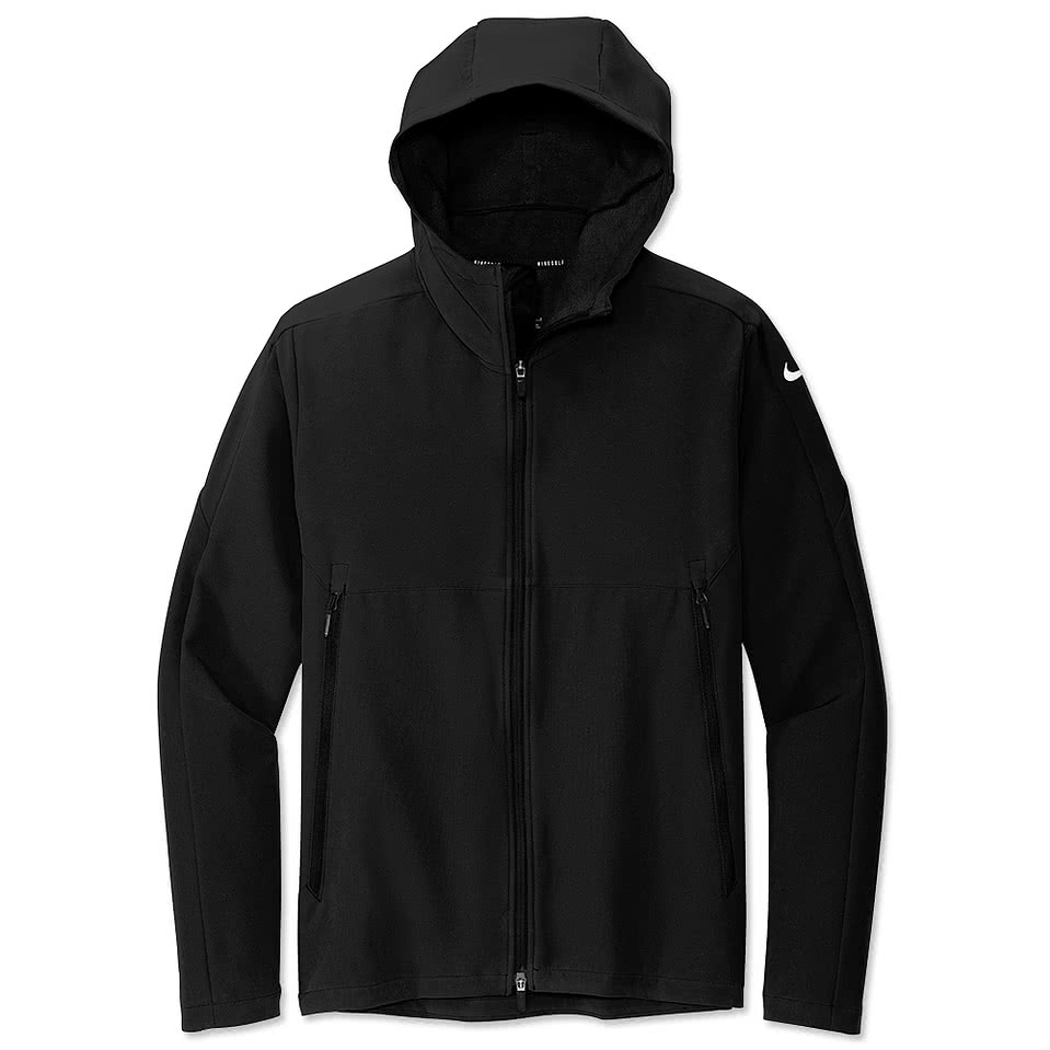 Custom Nike Hooded Soft Shell Jacket - Design Soft Shell Jackets