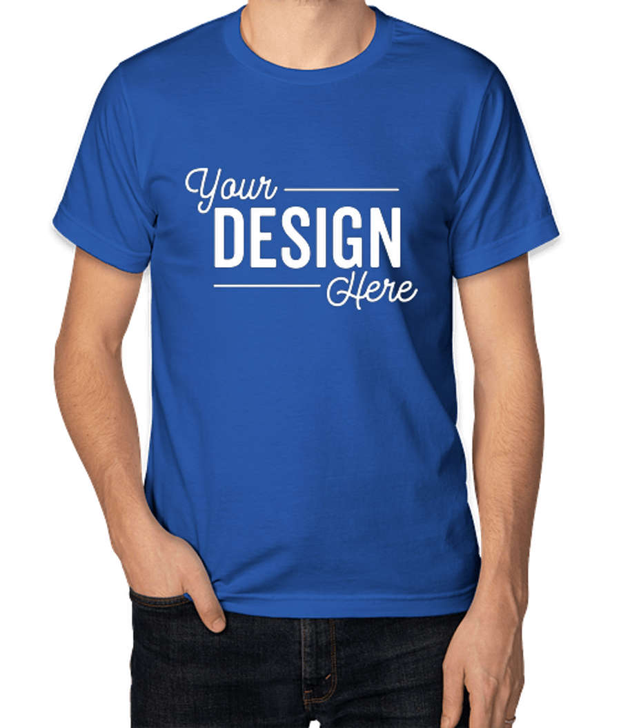 Bayside USA-Made Jersey T-shirt in Royal