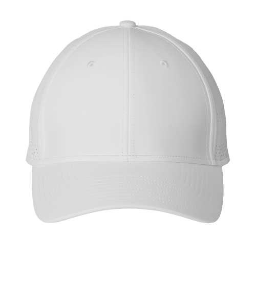 Adidas Fundamental Gameday Stretch Baseball Hat in White /  Black