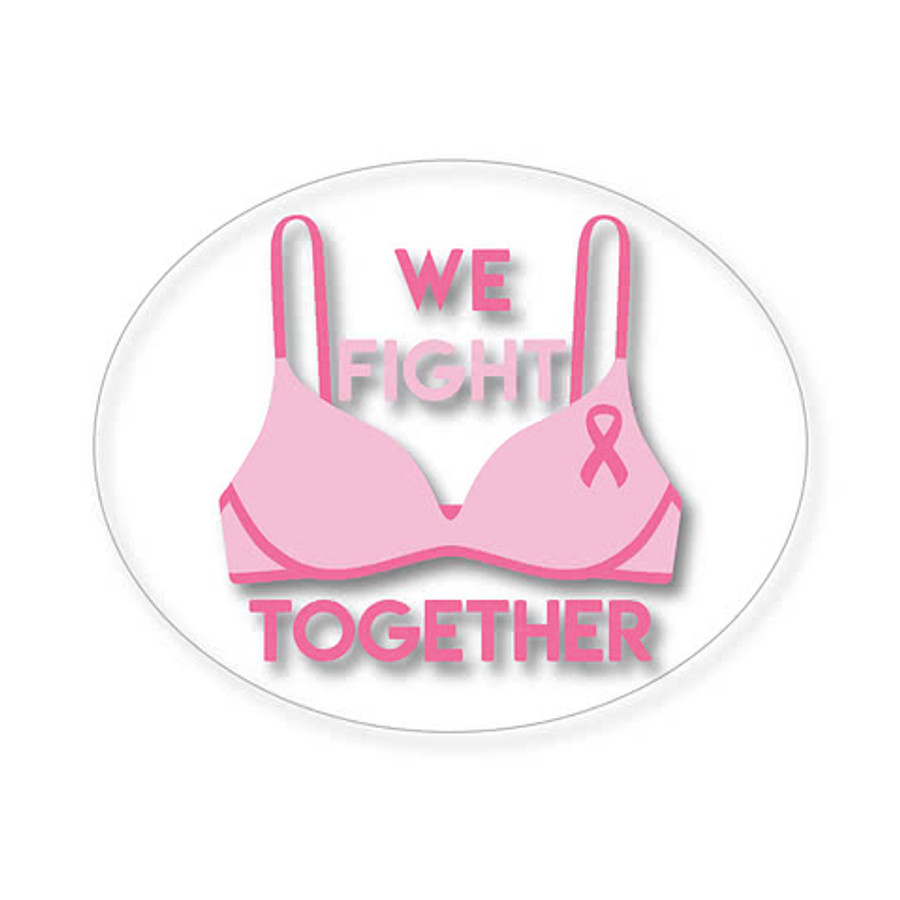 Full Color 5 in. x 4 in. Clear Oval Sticker in Clear