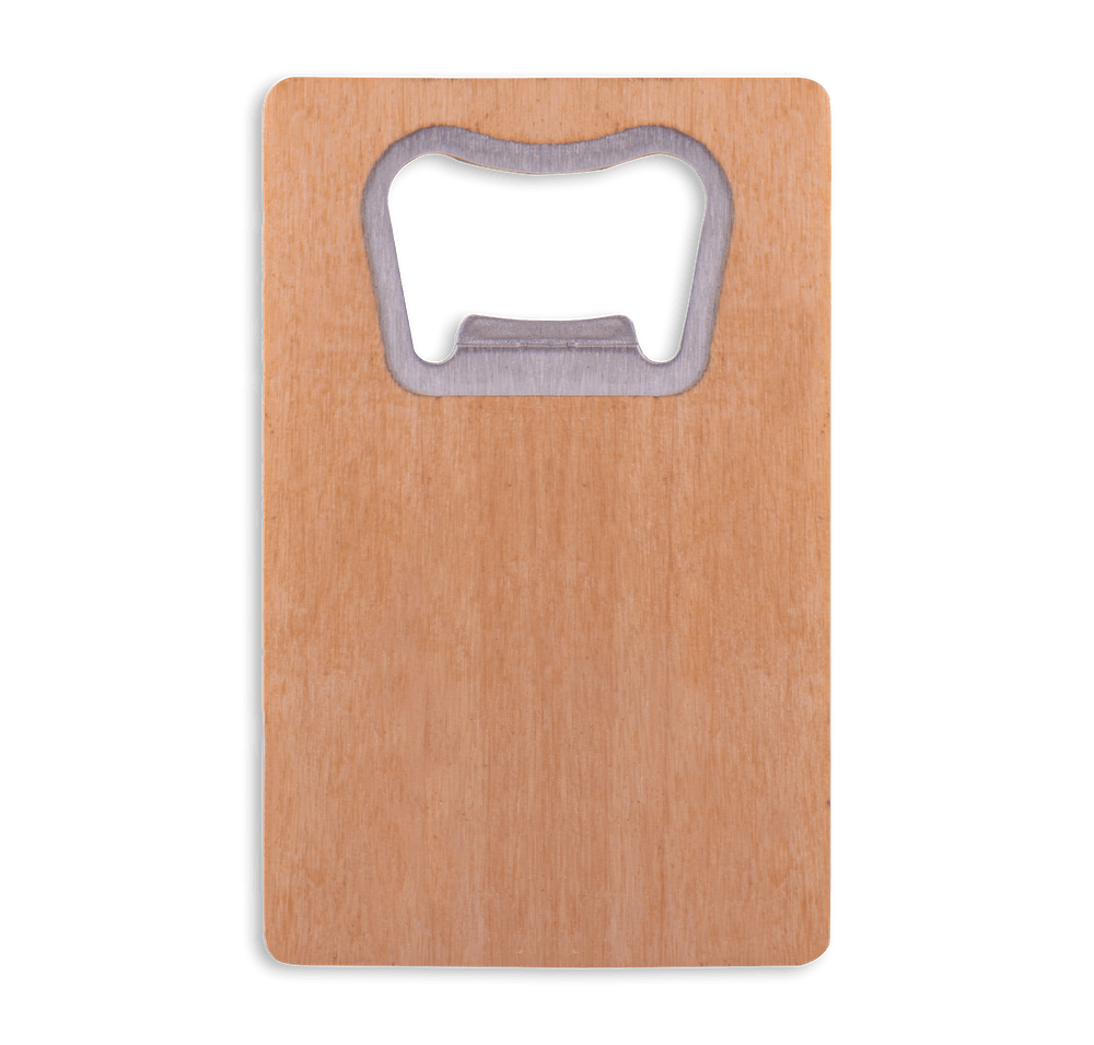 Wood Credit Card Bottle Opener-default