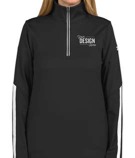 Under Armour Women's Qualifier Performance Quarter Zip - Color: Black / White