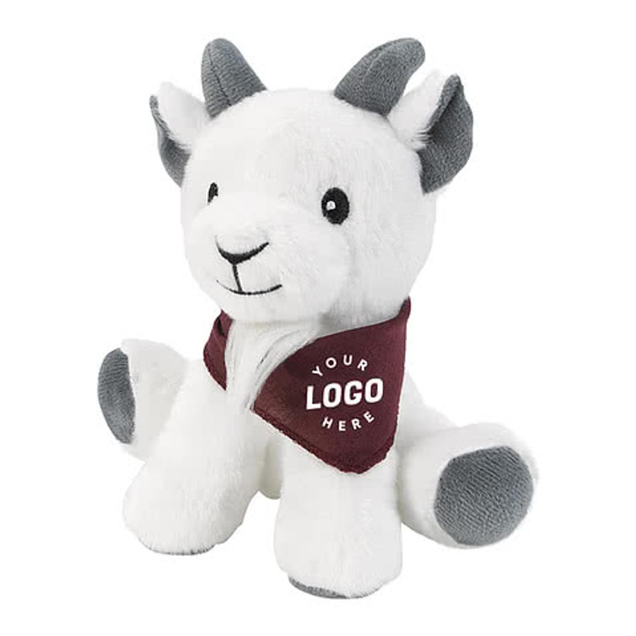 6" Little Buddy Goat Plush Animal in White