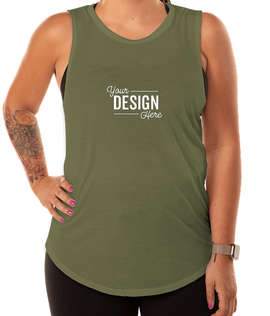 Alternative Apparel Women's Slinky Jersey Muscle Tank - Color: Army Green