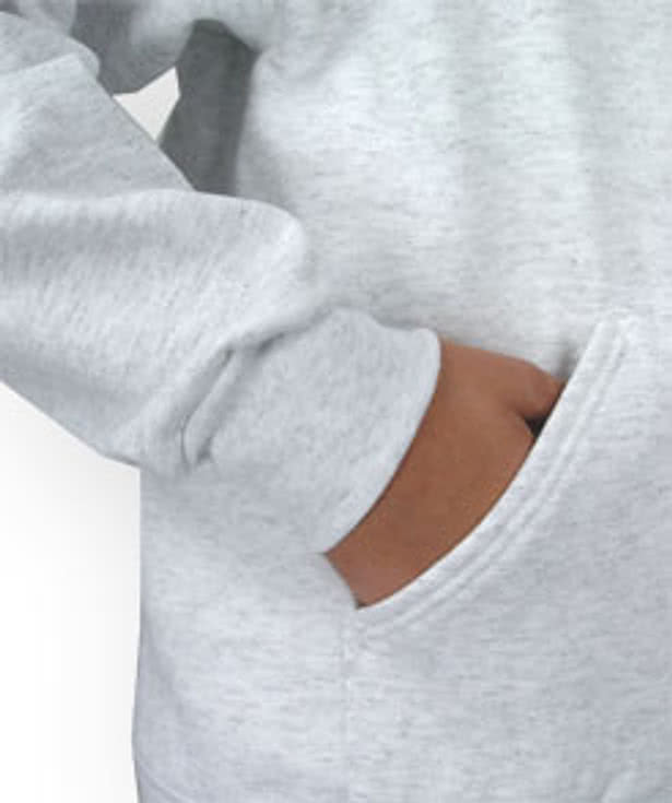 Hanes Youth EcoSmart 50/50 Zip Hoodie