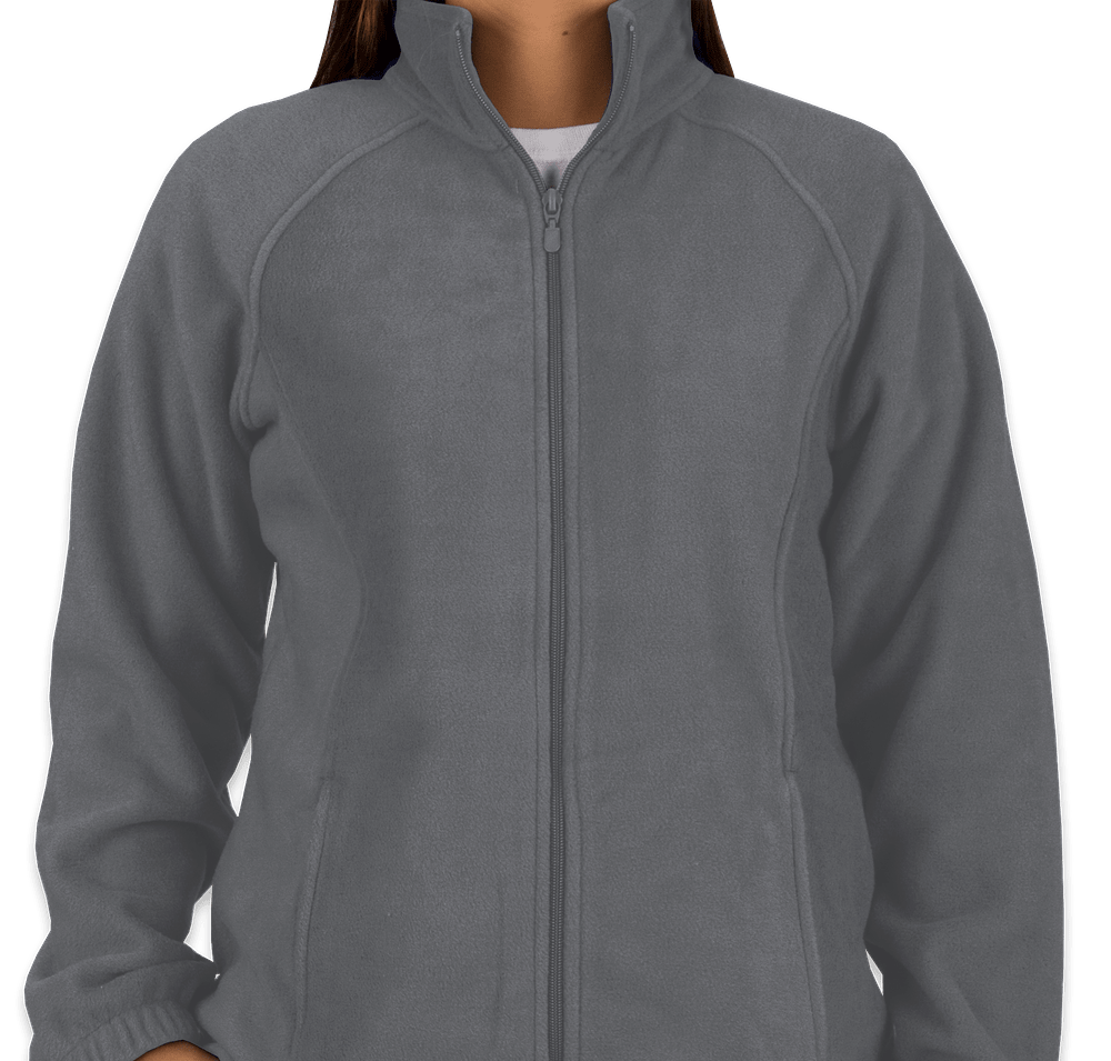 Harriton Women's Full Zip Fleece Jacket - Embroidered-default