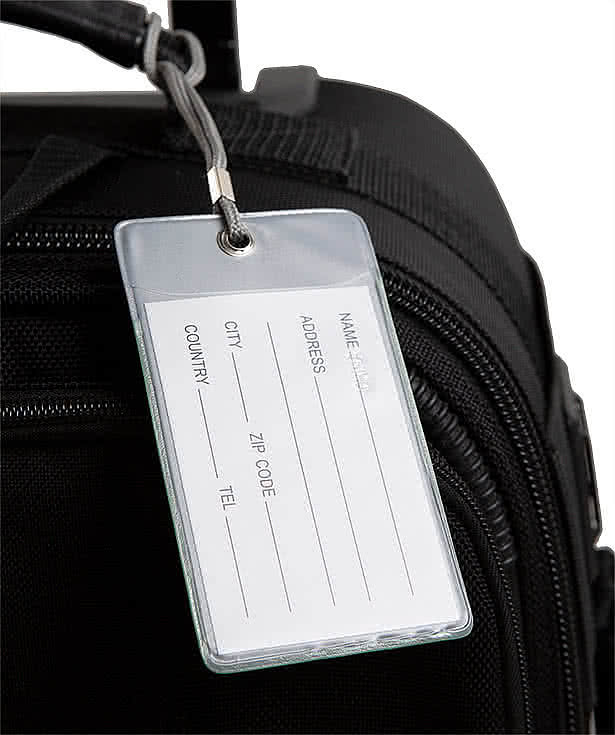 Mod Vinyl Luggage Tag