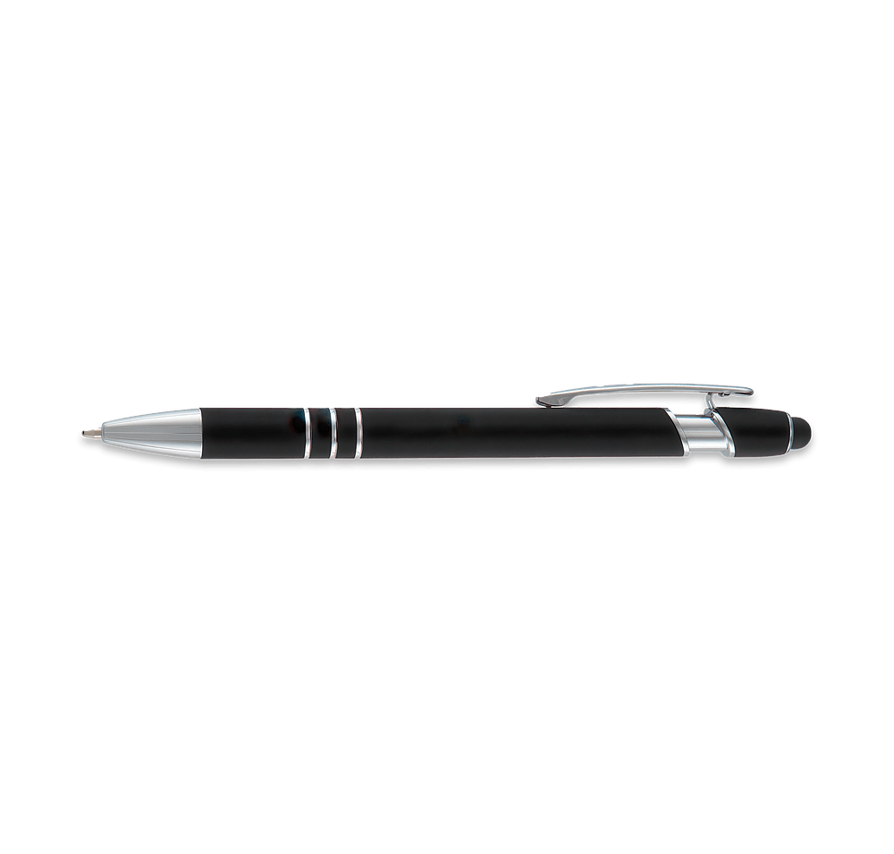Laser Engraved Ander Incline Stylus Pen (black ink)-default