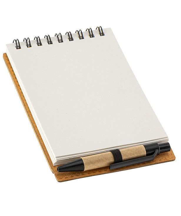 Flip Recycled Spiral Notebook with Pen