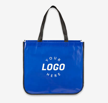 Medium Laminated Shopper Tote Bag-default