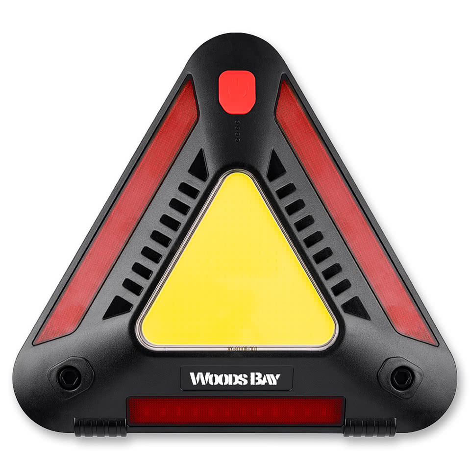 Recycled Auto Emergency Triangle Light